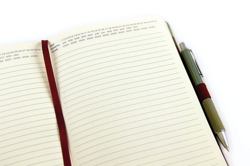 BRISA VW Collection - Volkswagen Notebook-Diary-Writing Book, Lined with Hardcover Binding in T1 Bus Campervan Design DIN A5 (Highway 1/Multicolor) - Image 3